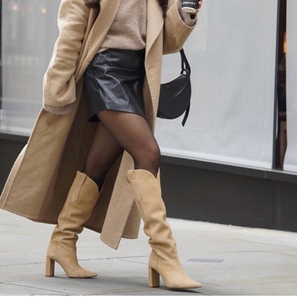 REAL LEATHER SUEDE BOOTS! NWT - Picture 3 of 3